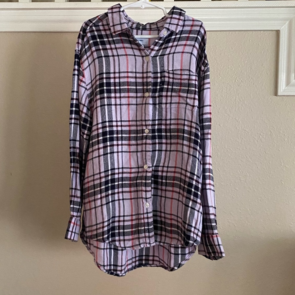 Girls Old Navy Flannel Shirt